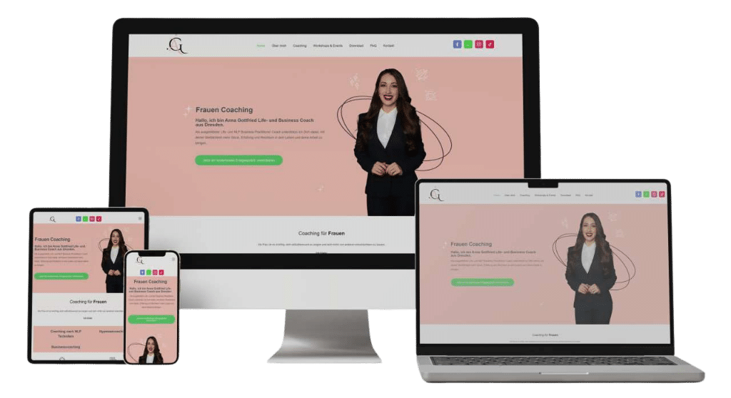 Webdesign und SEO Berlin Referenz Gottfried Coaching